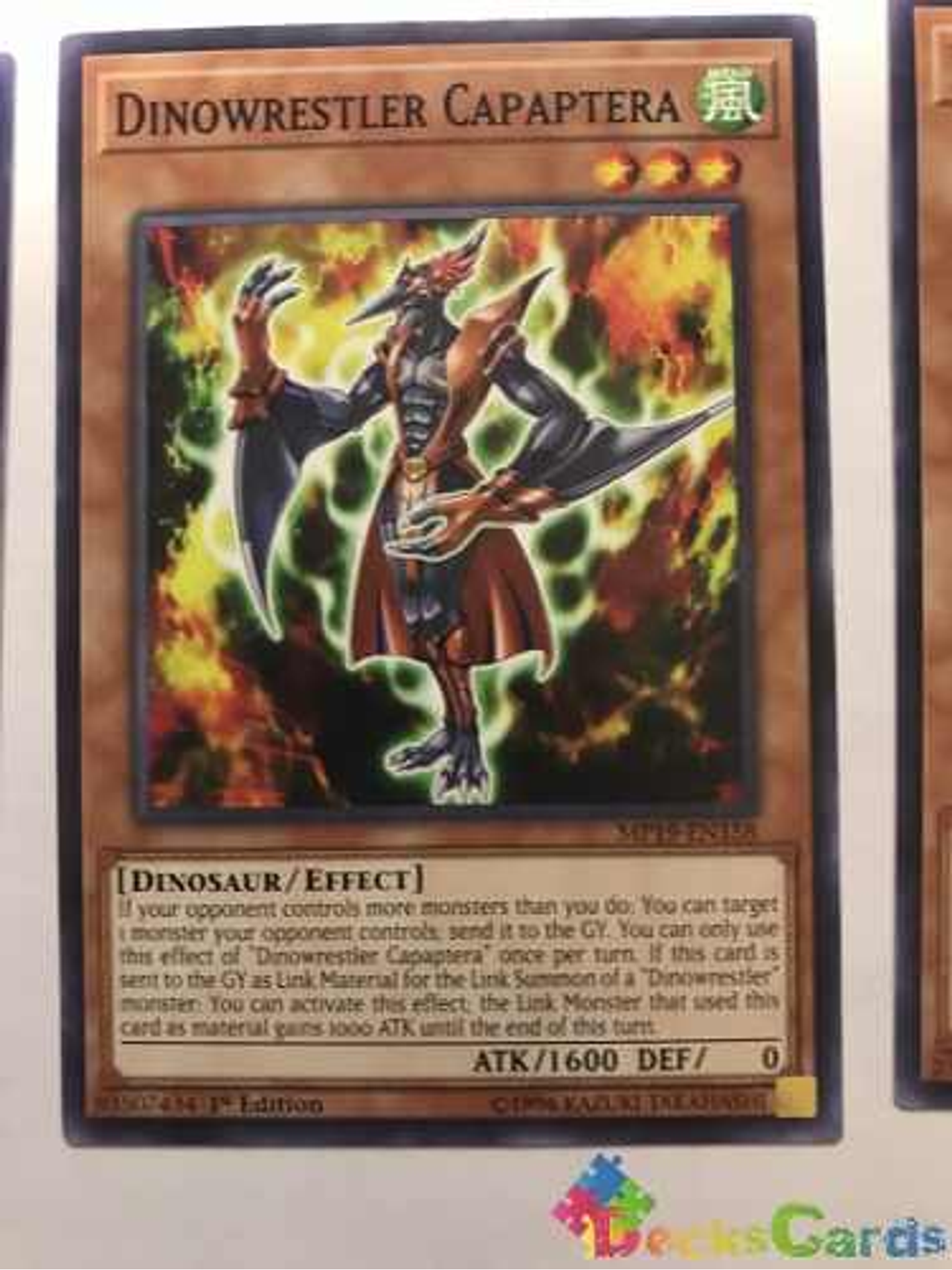 Dinowrestler Capaptera - mp19-en158 - Common 1st Edition 1