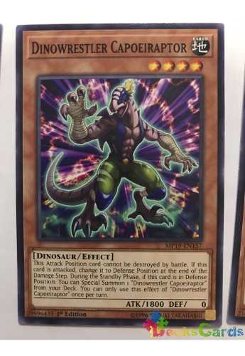 Dinowrestler Capoeiraptor - mp19-en157 - Common 1st Edition