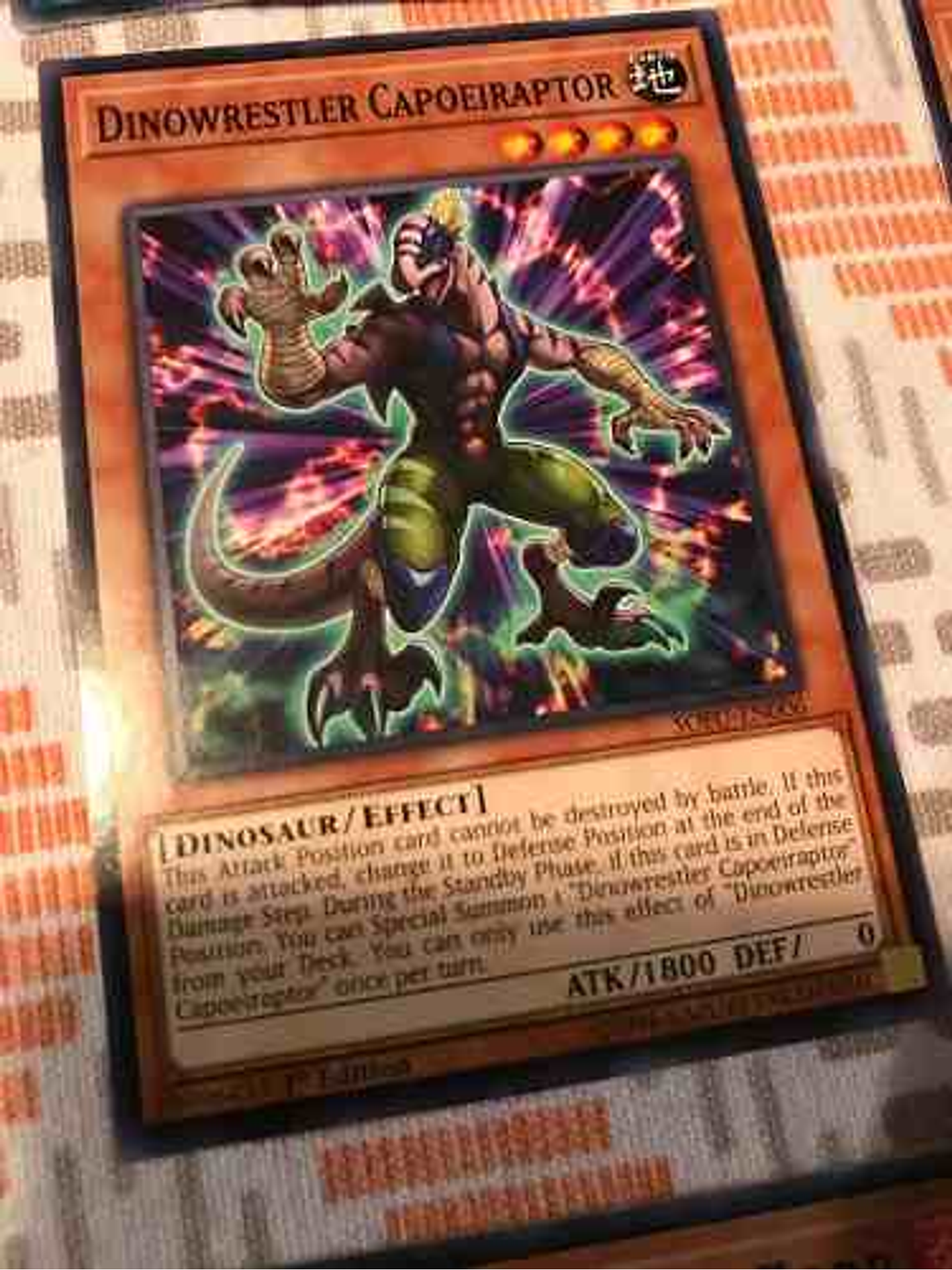 Dinowrestler Capoeiraptor - sofu-en006 - Common 1st Edition 1