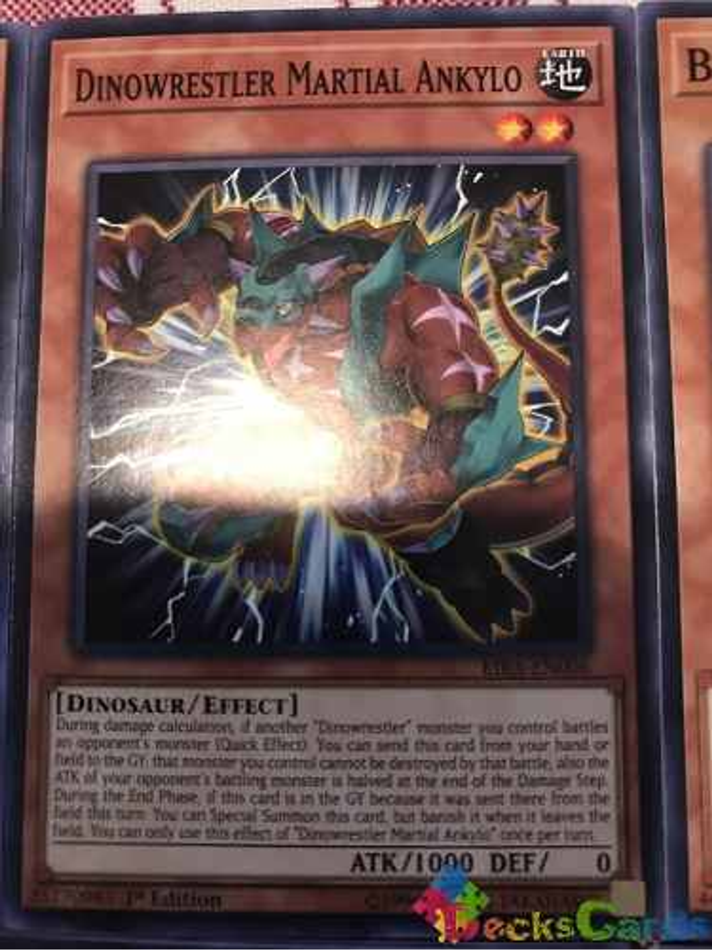 Dinowrestler Martial Ankylo - rira-en006 - Common 1st Edition 1