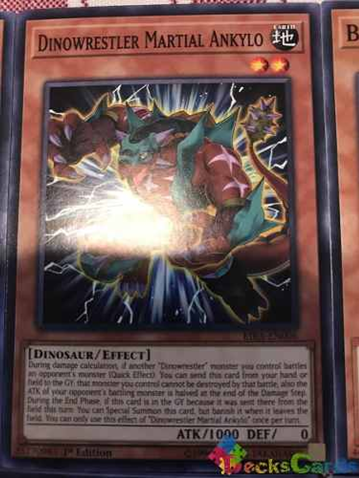 Dinowrestler Martial Ankylo - rira-en006 - Common 1st Edition 1