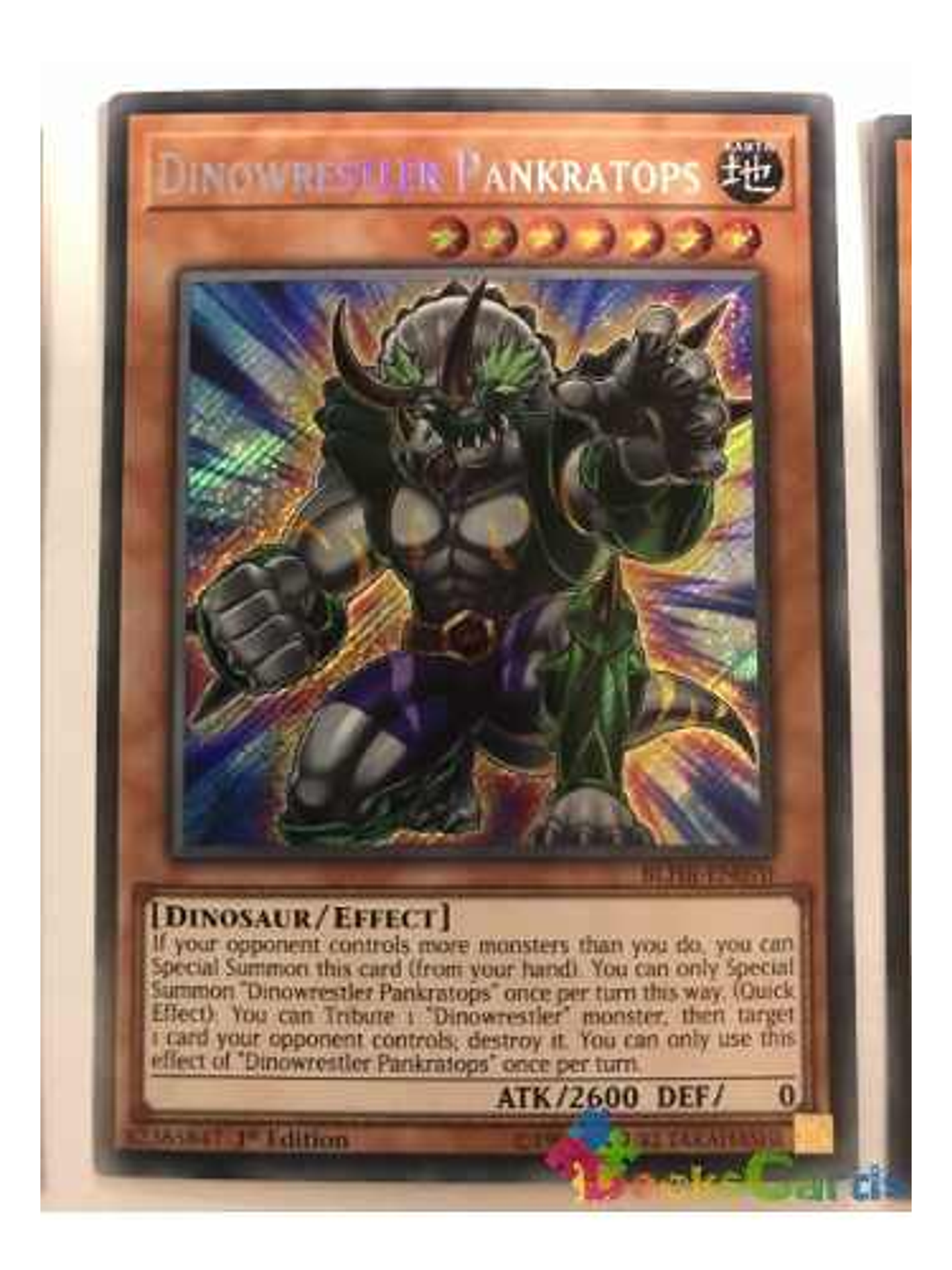 Dinowrestler Pankratops - blhr-en070 - Secret Rare 1st Edition 1