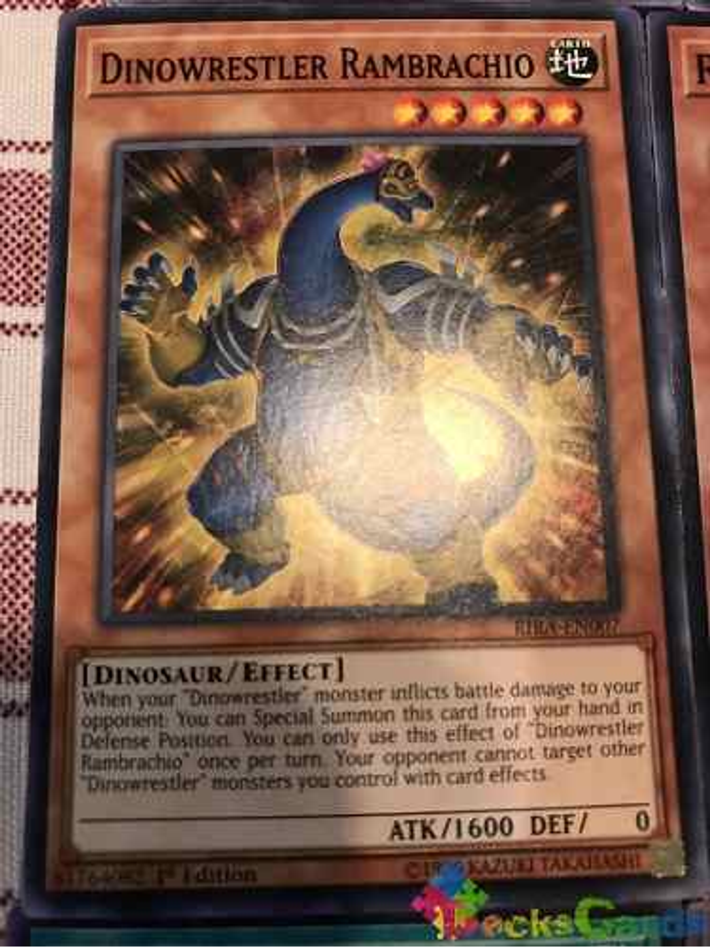 Dinowrestler Rambrachio - rira-en007 - Common 1st Edition 1