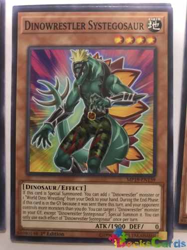 Dinowrestler Systegosaur - mp19-en159 - Common 1st Edition