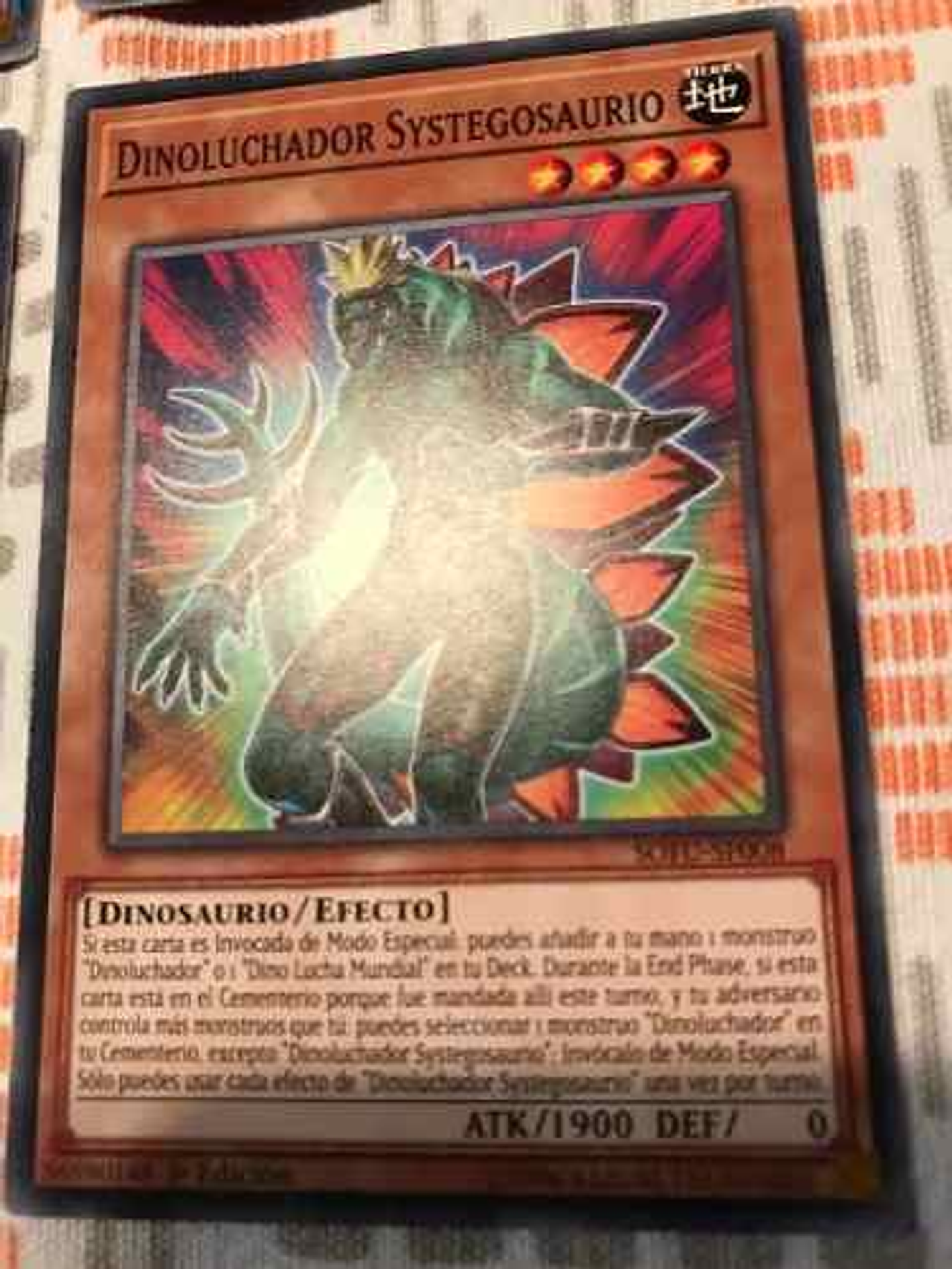 Dinowrestler Systegosaur - sofu-en008 - Common 1st Edition 1