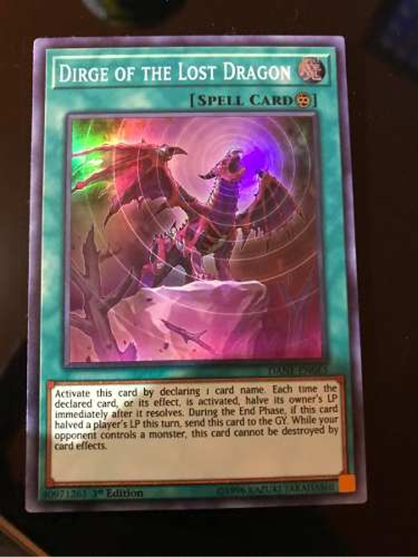 Dirge Of The Lost Dragon - dane-en063 - Super Rare 1st Edition 1