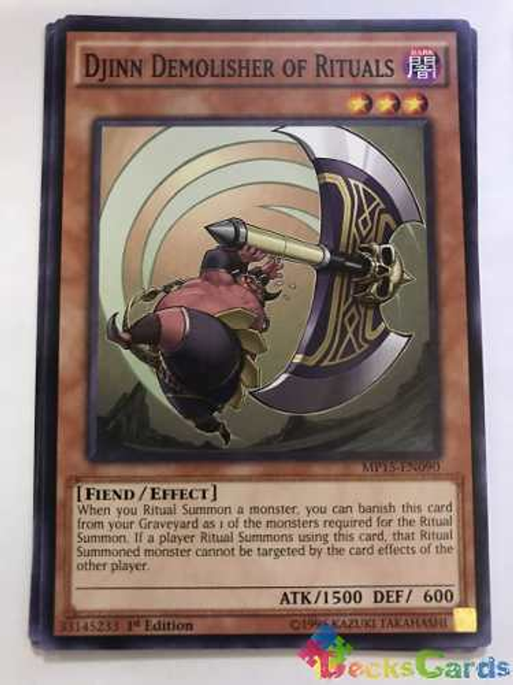 Djinn Demolisher Of Rituals - mp15-en090 - Common 1st Editio 1