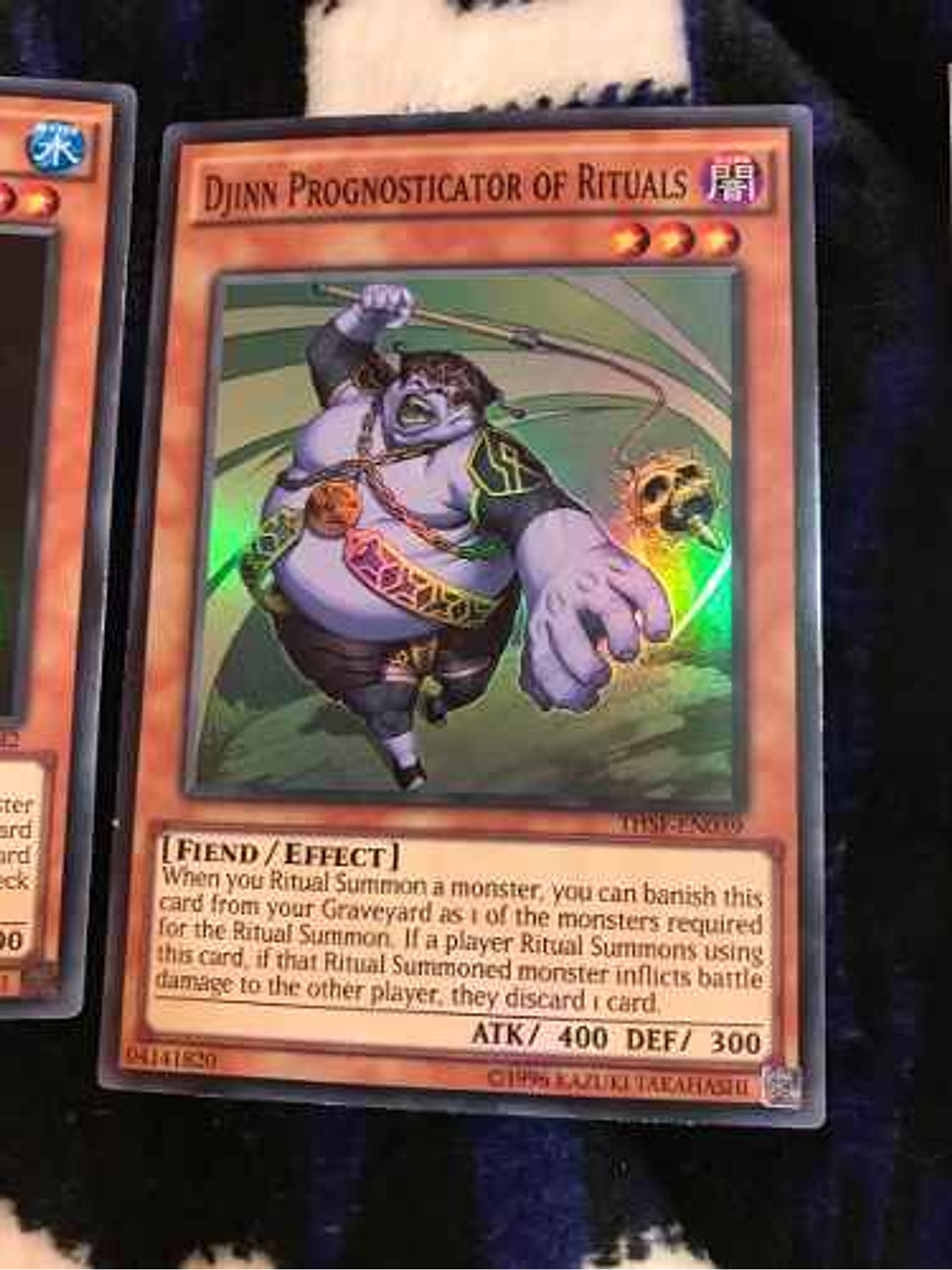 Djinn Prognosticator Of Rituals - thsf-en039 - Super Rare 1st Edition 1