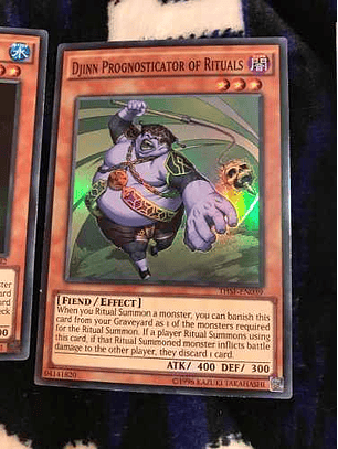 Djinn Prognosticator Of Rituals - thsf-en039 - Super Rare 1st Edition