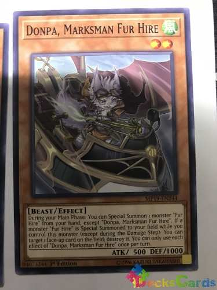 Donpa, Marksman Fur Hire - mp19-en244 - Common 1st Edition 1