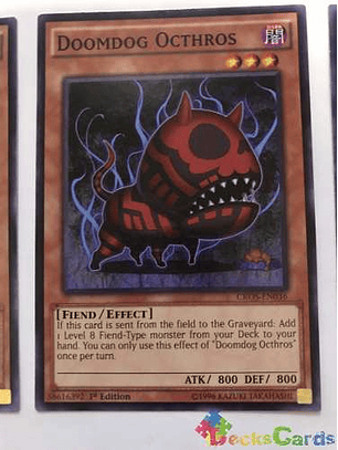Doomdog Octhros - cros-en036 - Common 1st Edition