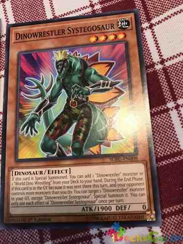 Dinowrestler Systegosaur - sofu-en008 - Common 1st Edition 2