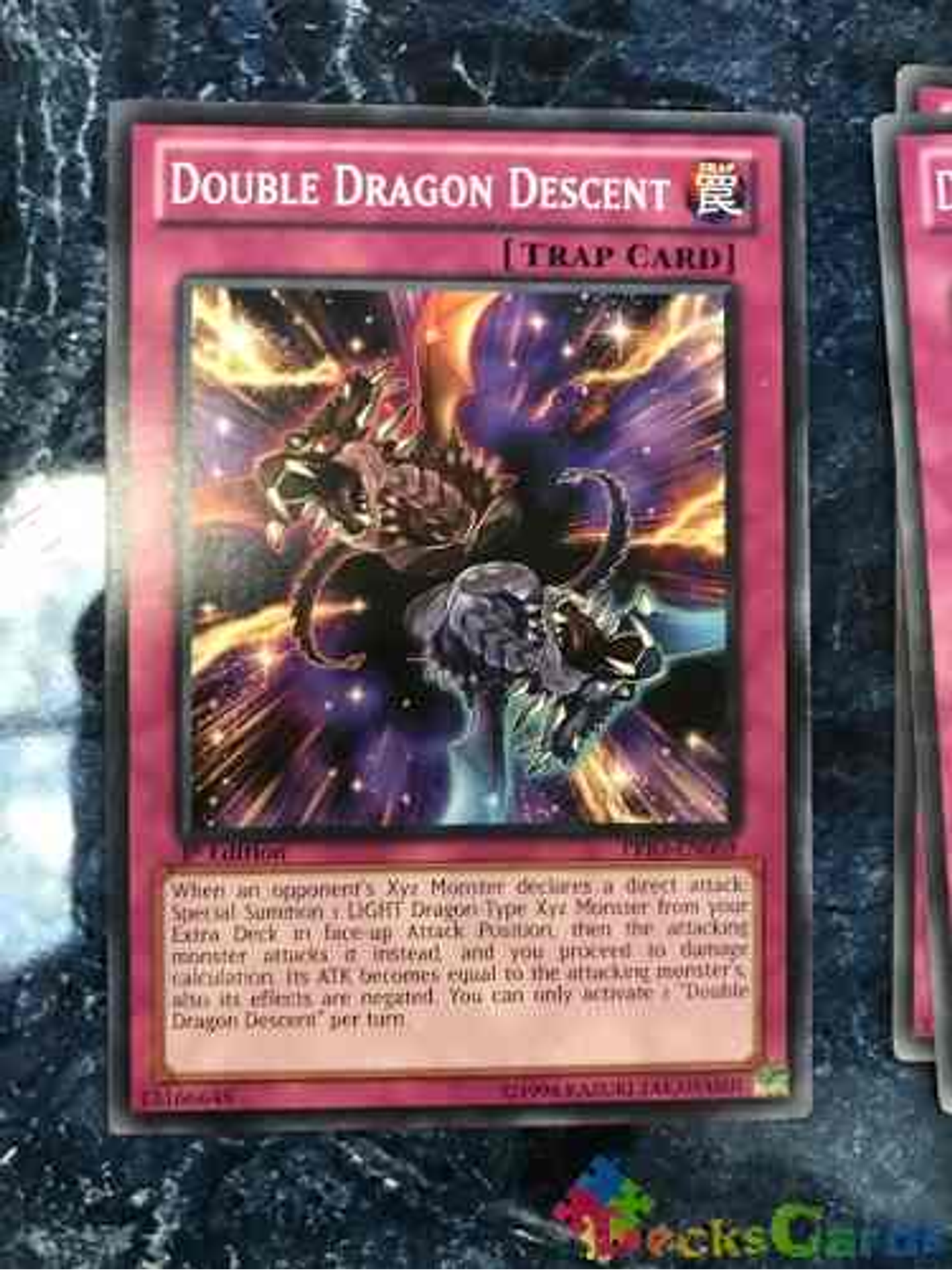 Double Dragon Descent - prio-en069 - Common 1st Edition 1