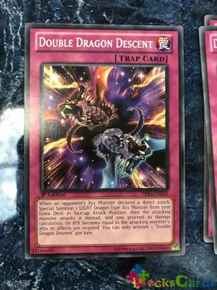 Double Dragon Descent - prio-en069 - Common 1st Edition 1