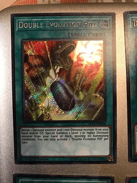 Double Evolution Pill - bllr-en028 - Secret Rare 1st Edition