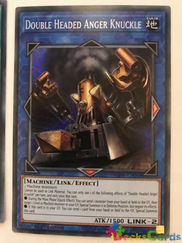 Double Headed Anger Knuckle - blhr-en048 - Secret Rare 1st Edition