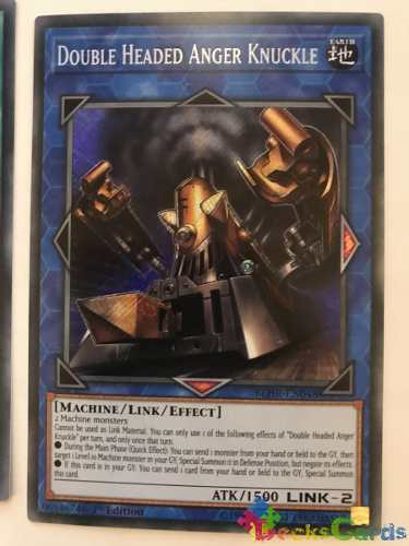 Double Headed Anger Knuckle - blhr-en048 - Secret Rare 1st Edition 1