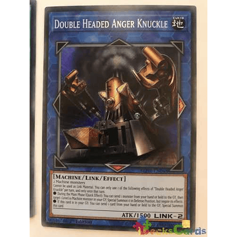 Double Headed Anger Knuckle - blhr-en048 - Secret Rare 1st Edition