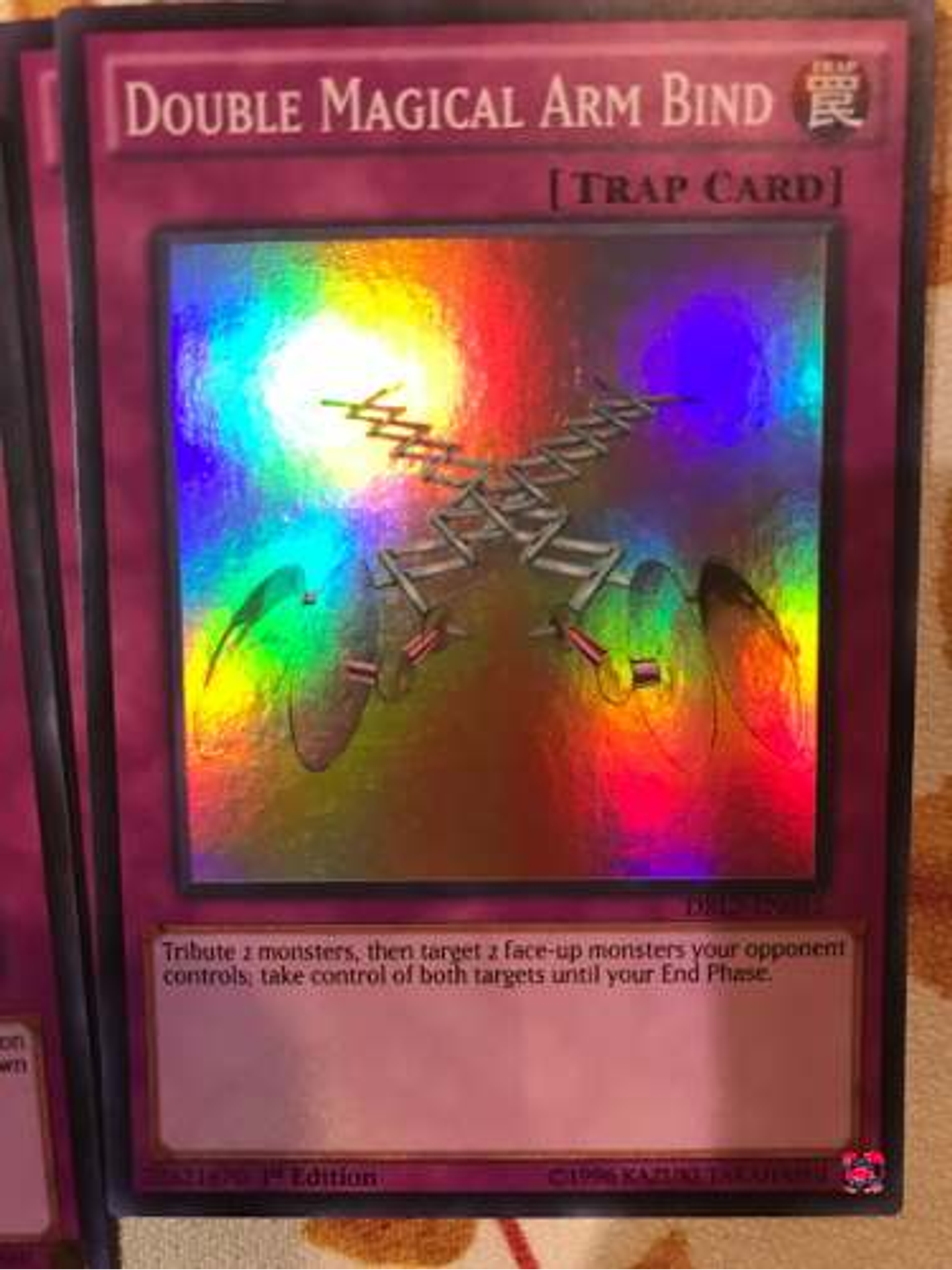 Double Magical Arm Bind - drl2-en015 - Super Rare 1st Edition 1