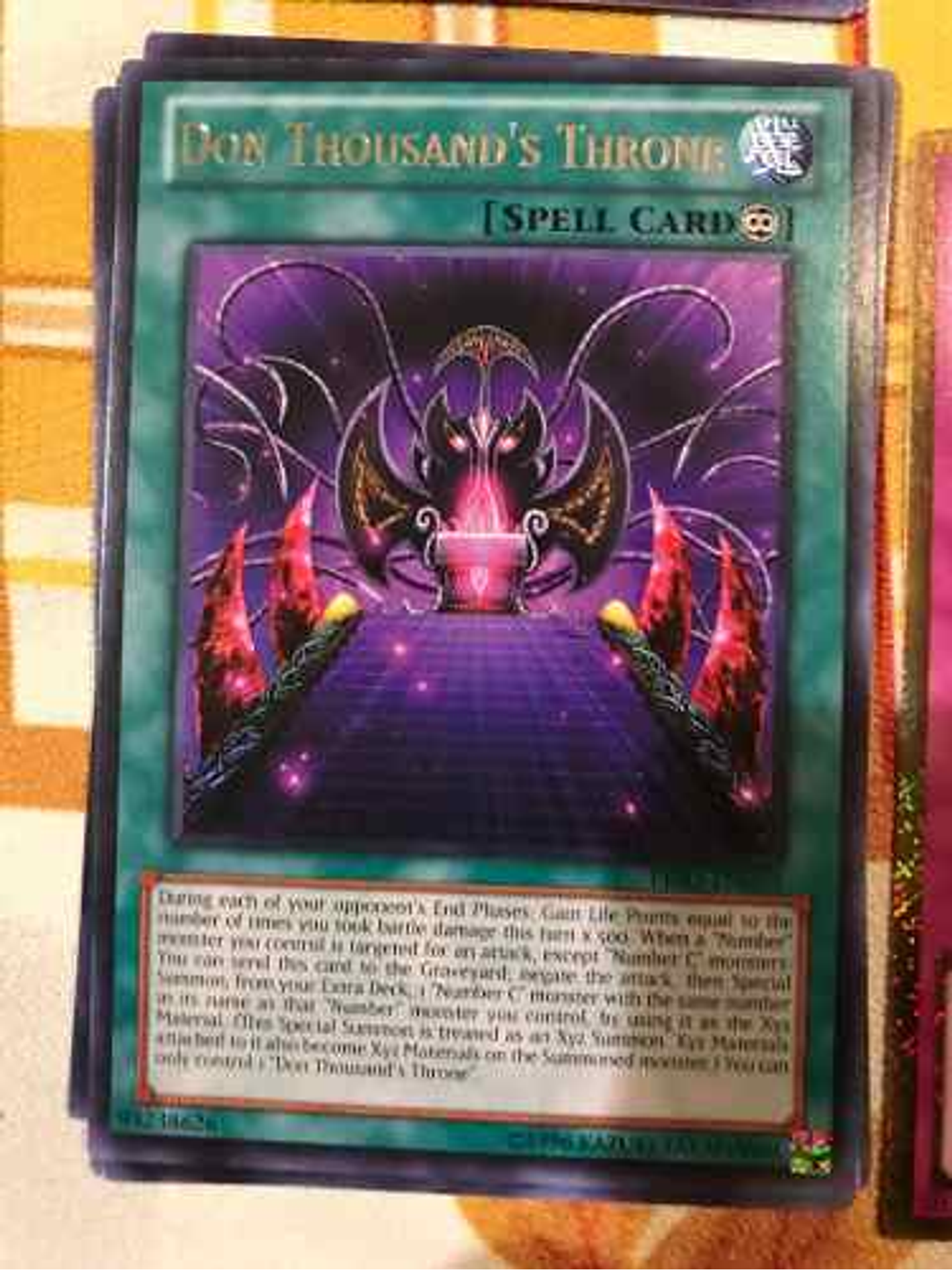 Don Thousand's Throne - prio-en059 - Rare 1st Edition 2