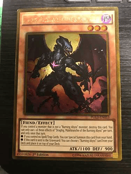 Draghig, Malebranche of the Burning Abyss - PGL3-EN053 - Gold Rare 1st Edition
