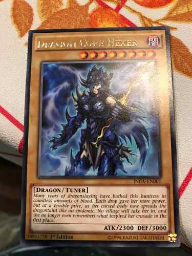 Dragon Core Hexer - inov-en001 - Rare 1st Edition