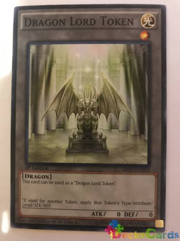 Dragon Lord Token - sr02-entkn - Common 1st Edition 1