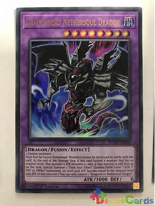 Dragonecro Nethersoul Dragon - blhr-en066 - Ultra Rare 1st E