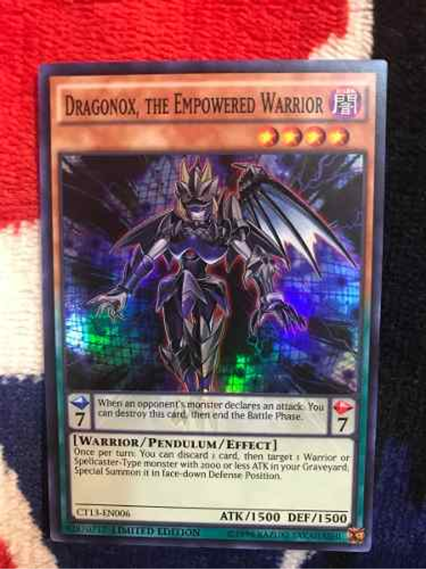 Dragonox, The Empowered Warrior - ct13-en006 - Super Rare Li 1