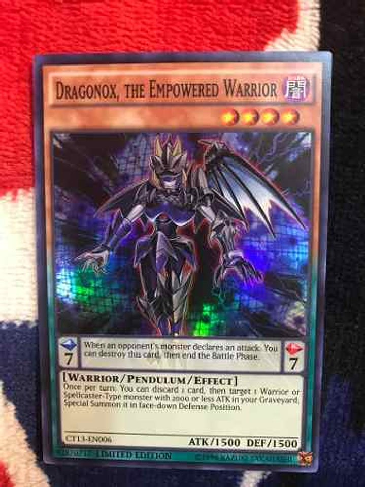Dragonox, The Empowered Warrior - ct13-en006 - Super Rare Li 1