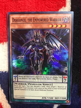 Dragonox, The Empowered Warrior - ct13-en006 - Super Rare Li