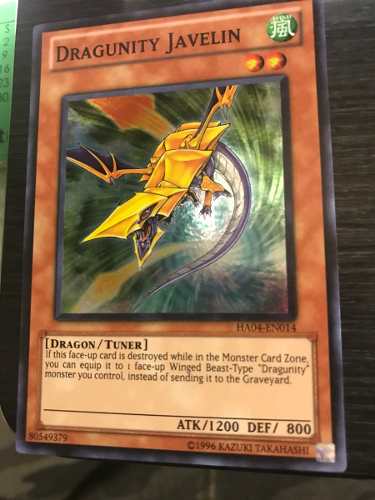 Dragunity Javelin - ha04-en014 - Super Rare Unlimited