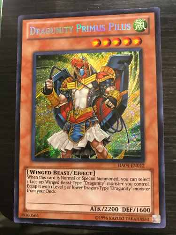 Dragunity Primus Pilus - ha04-en012 - Secret Rare 1st Editio 1