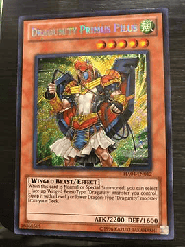 Dragunity Primus Pilus - ha04-en012 - Secret Rare 1st Editio