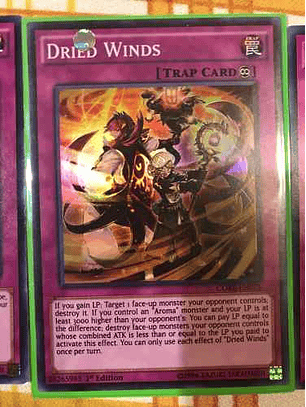 Dried Winds - core-en075 - Super Rare 1st Edition