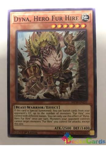 Dyna, Hero Fur Hire - mp19-en251 - Common 1st Edition