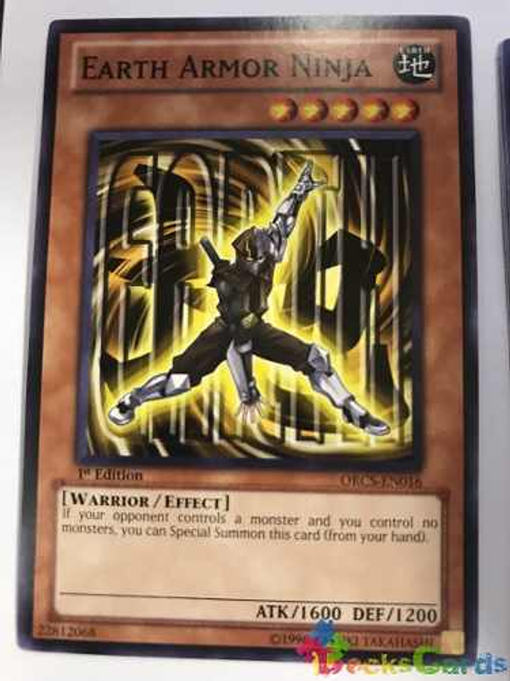 Earth Armor Ninja - orcs-en016 - Common 1st Edition 1