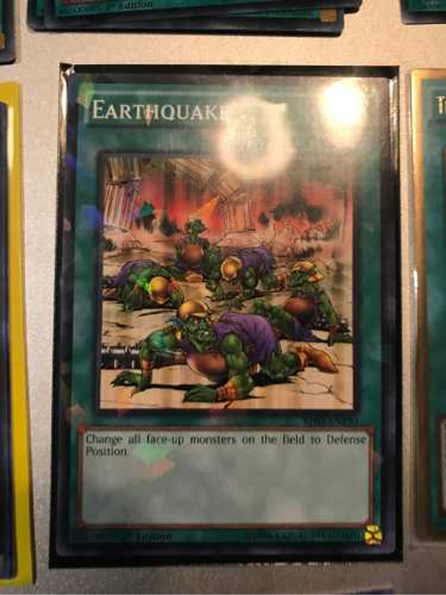 Earthquake - bp03-en150 - Shatterfoil Rare 1st Edition 1