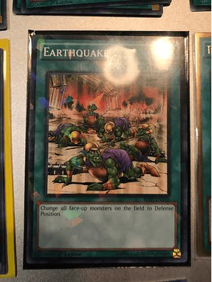 Earthquake - bp03-en150 - Shatterfoil Rare 1st Edition