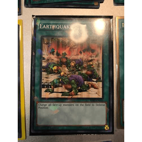 Earthquake - bp03-en150 - Shatterfoil Rare 1st Edition