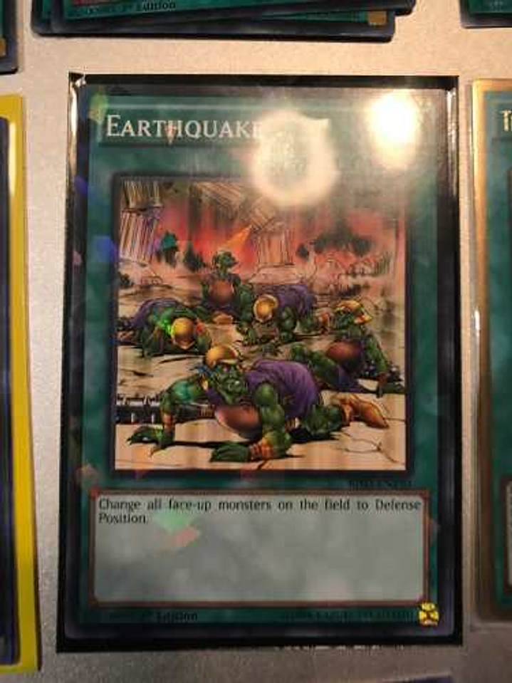 Earthquake - bp03-en150 - Shatterfoil Rare 1st Edition 1