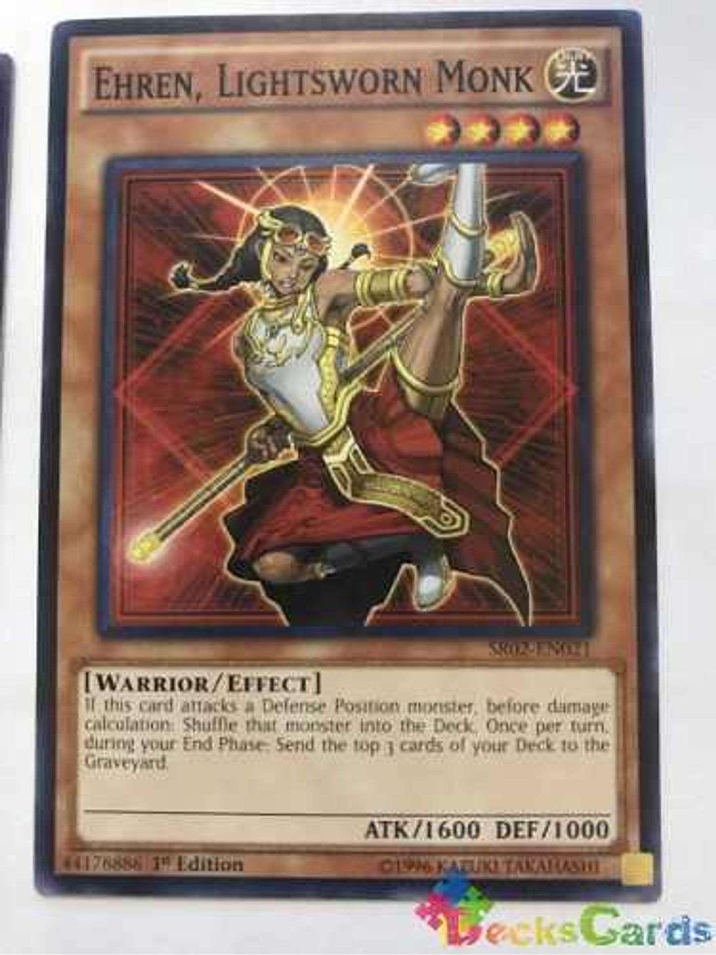 Ehren, Lightsworn Monk - sr02-en021 - Common 1st Edition 1