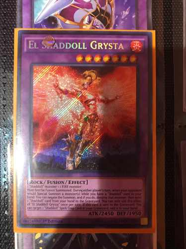 El Shaddoll Grysta - mp15-en160 - Secret Rare 1st Edition 1