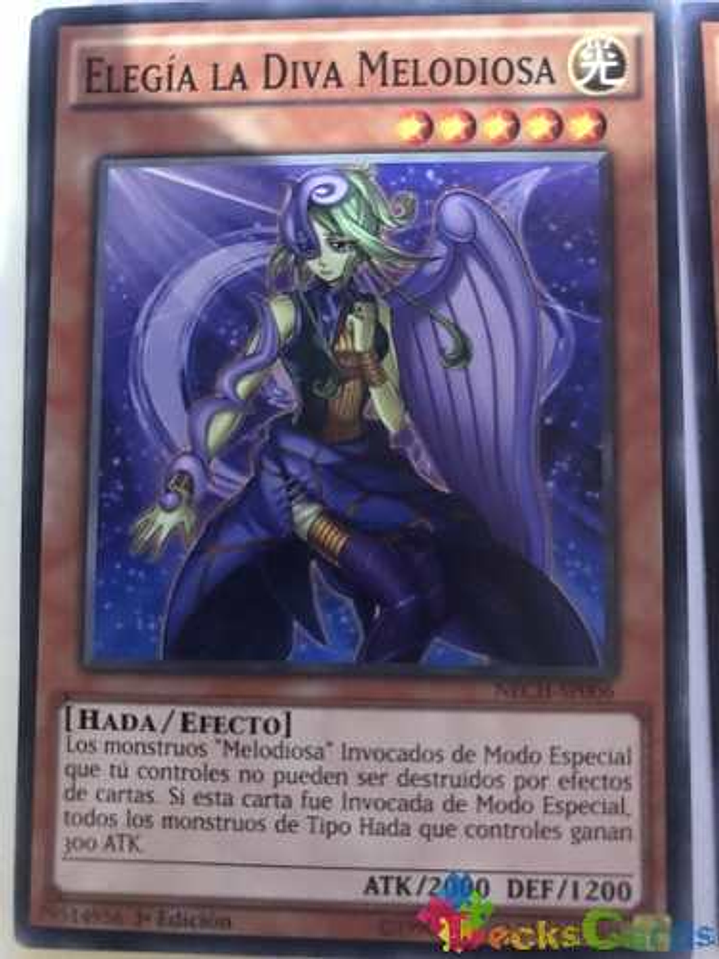 Elegy The Melodious Diva - nech-en006 - Common 1st Edition 1