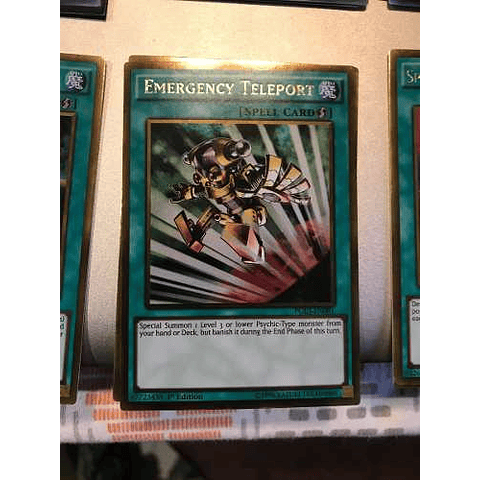 Emergency Teleport - pgl3-en081 - Gold Rare 1st Edition