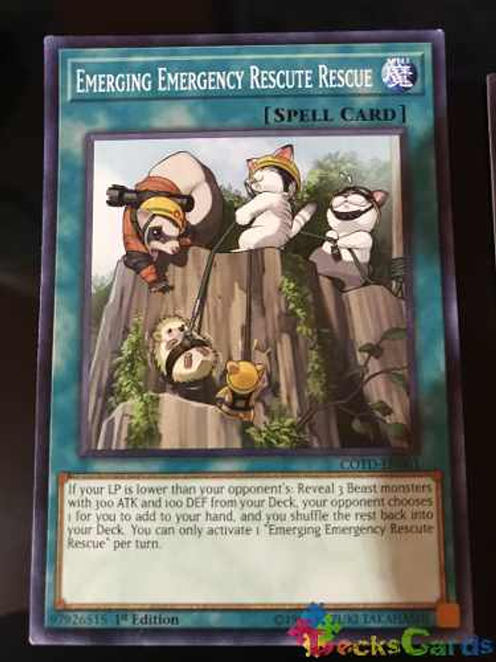 Emerging Emergency Rescute Rescue - cotd-en061 - Common 1st Edition 1