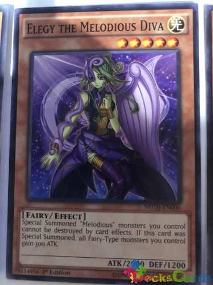 Elegy The Melodious Diva - nech-en006 - Common 1st Edition 2