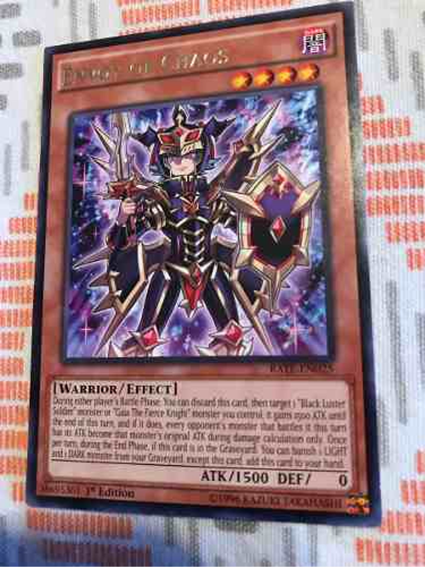 Envoy Of Chaos - rate-en025 - Rare 1st Edition 1