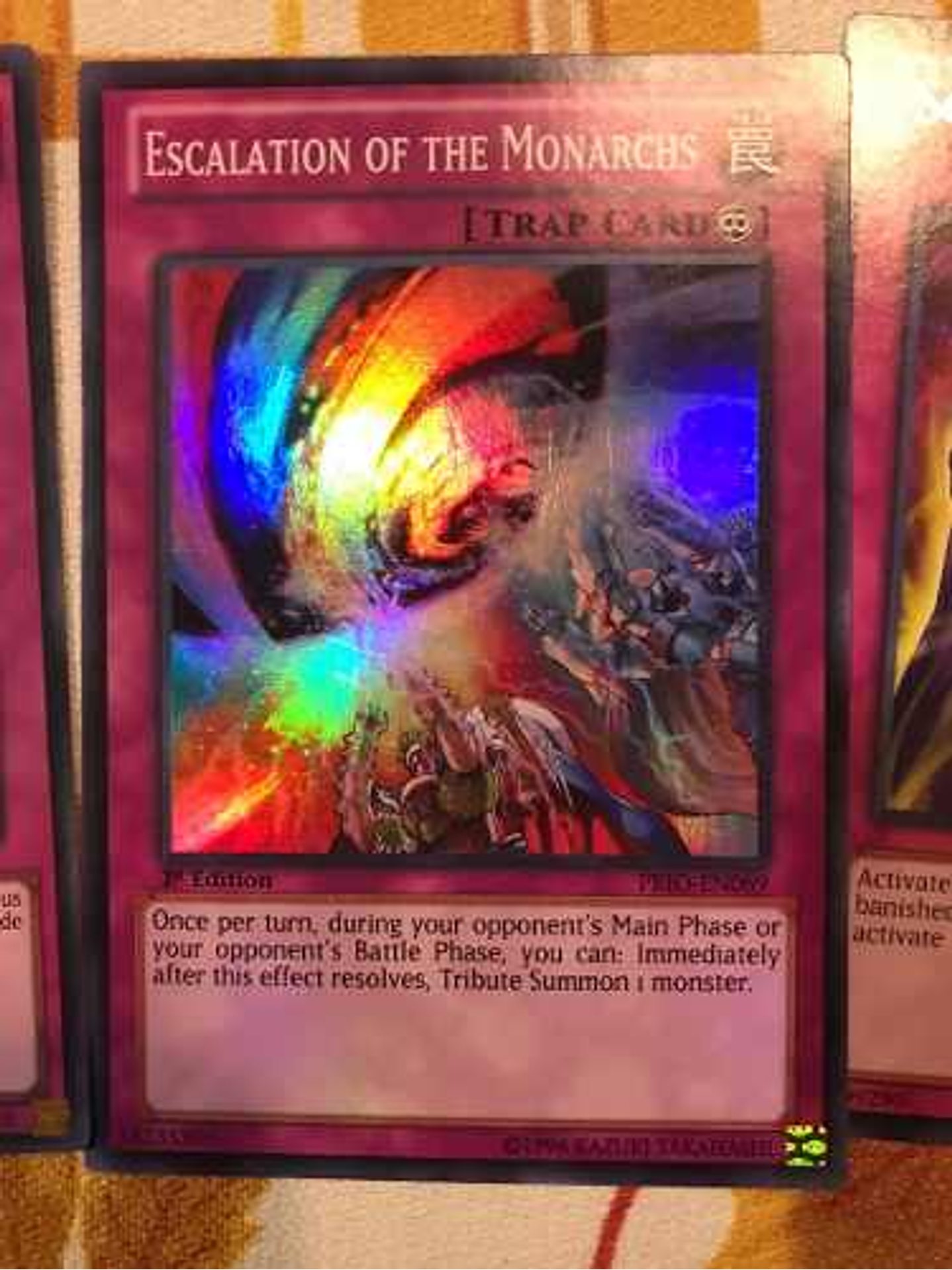 Escalation Of The Monarchs - prio-en089 - Super Rare 1st Edition 1