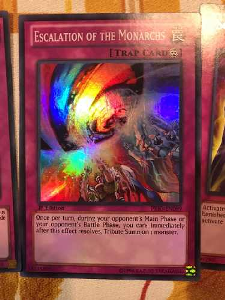 Escalation Of The Monarchs - prio-en089 - Super Rare 1st Edition 1
